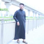 Al Aseel Premium Jubba Black Color (Code - A101)